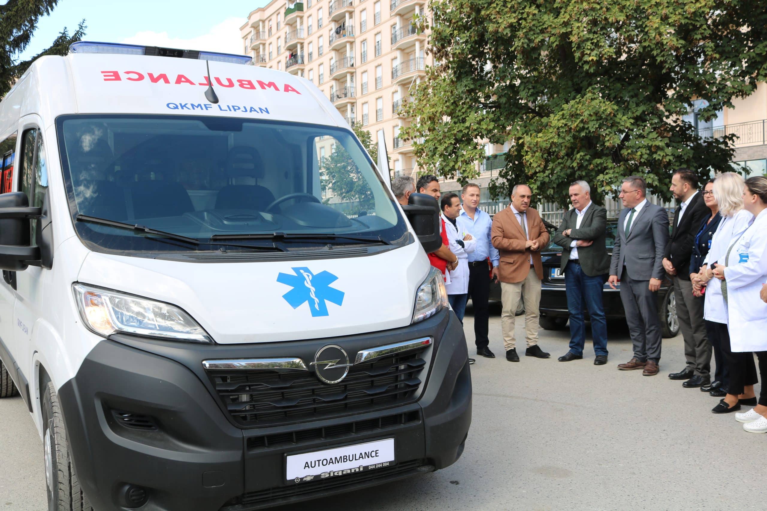 QKMF-ja në Lipjan bëhet edhe me një autoambolancë të re