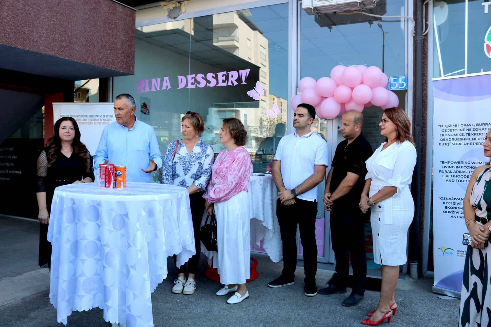 Nënkryetari Bytyqi merr pjesë në hapjen e biznesit “Rina Dessert” në Lipjan